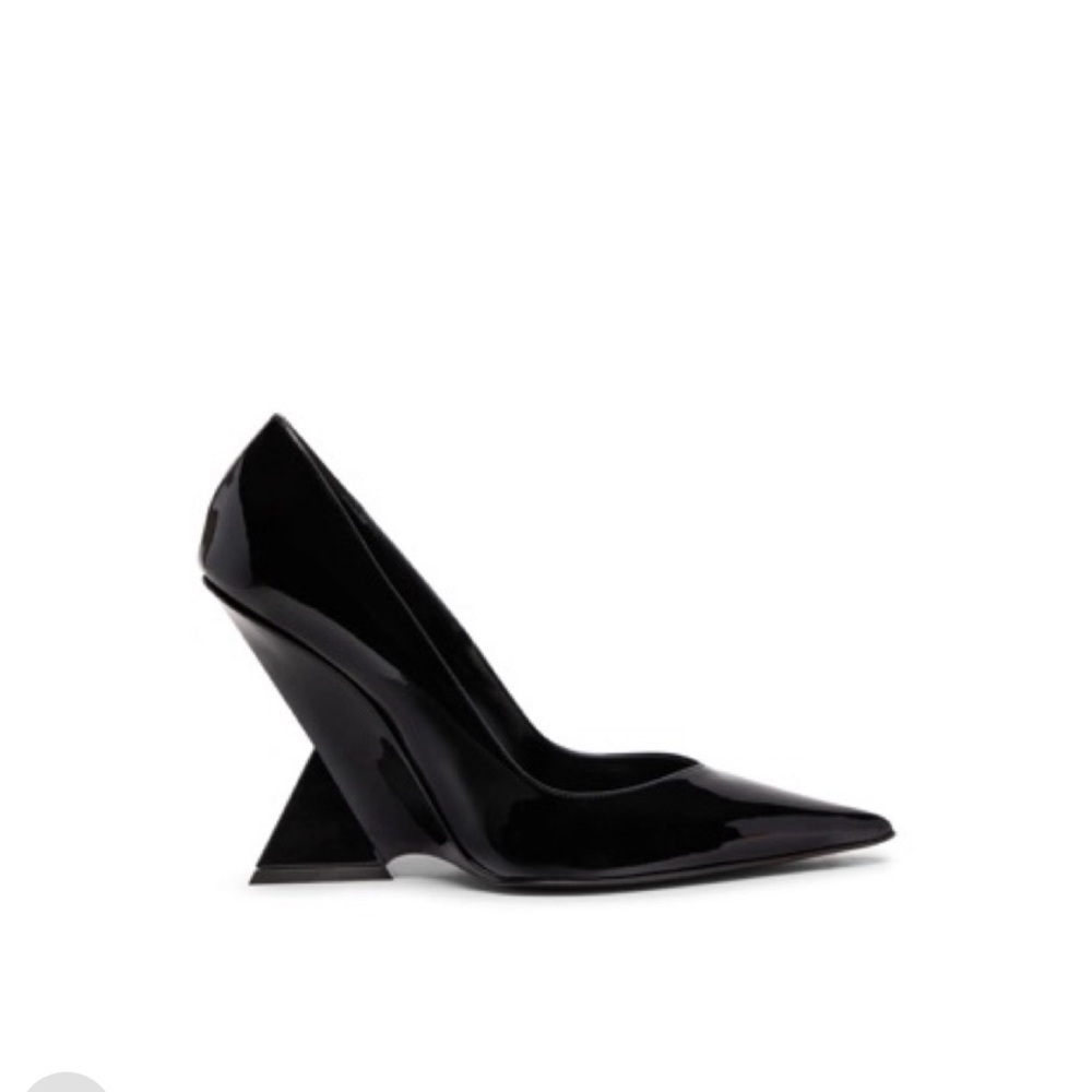 THE ATTICO "CHEOPE" BLACK PUMP wedge Heels